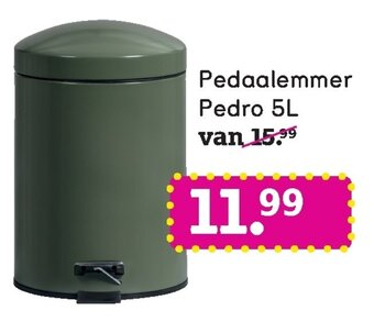 Leen Bakker Pedaalemmer Pedro 5L aanbieding