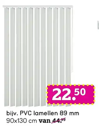 PVC lamellen 89mm 90*130cm