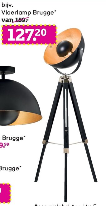 Leen Bakker Vloerlamp Brugge aanbieding