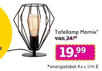 Leen Bakker Tafellamp Marnix aanbieding