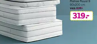 Leen Bakker Matras Royal 9 90x200 aanbieding