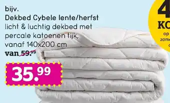 Leen Bakker Dekbed Cybele lente/herfst 140*200cm aanbieding