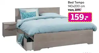 Leen Bakker Bed Tempo 140*200 cm aanbieding