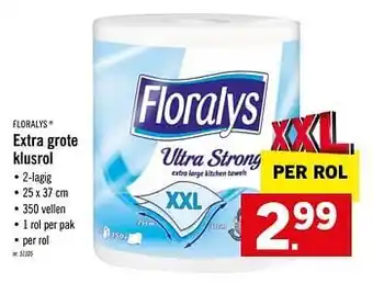 Lidl Extra grote klusrol aanbieding