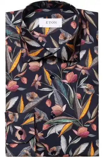 Eton slim fit overhemd , bloemen