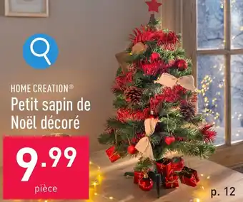 ALDI Petit sapin de Noël décoré aanbieding