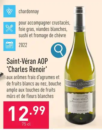 ALDI Saint-Véran AOP 'Charles Renoir' 75 cl aanbieding
