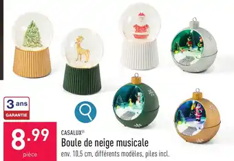 Boule de neige musicale