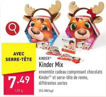 ALDI Kinder Mix 139 g aanbieding