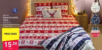 Housse de couette, 2 pers.