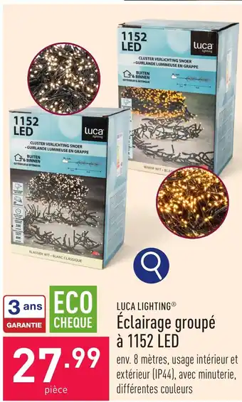 ALDI Éclairage groupé à 1152 LED aanbieding