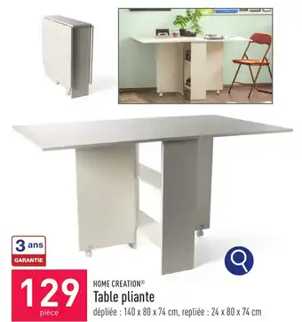 ALDI Table pliante aanbieding