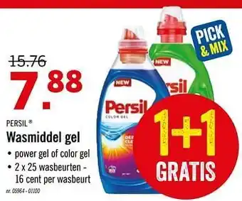 Lidl Wasmiddel gel aanbieding