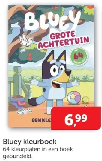 Boekenvoordeel Bluey kleurboek aanbieding
