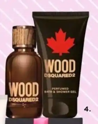 ICI PARIS XL Dsquared2 SET Wood pour Homme aanbieding