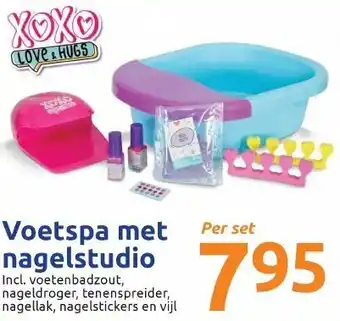 Voetspa met nagelstudio