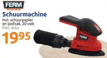Action FERM Schuurmachine aanbieding