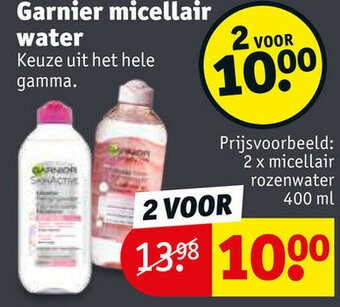 Kruidvat Garnier micellair water 400ml aanbieding