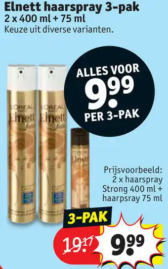 Elnett haarspray 3-pak 75ml