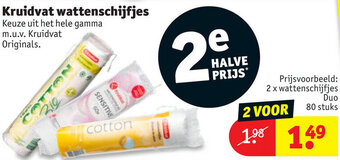 Kruidvat Kruidvat wattenschijfjes aanbieding