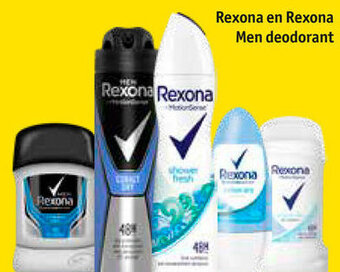 Kruidvat Rexona en rexona men deodorant aanbieding