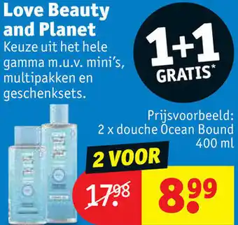 Kruidvat Love beauty and planet 400ml aanbieding