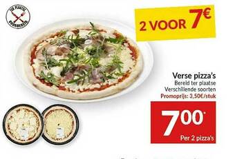 Intermarché Verse Pizza's Bereid Ter Plaatse aanbieding