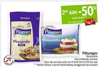 Intermarché Pâturages Mozzarella aanbieding