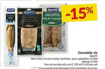 Intermarché Gerookte Vis Appetit aanbieding