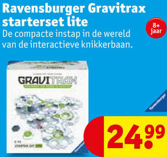 Kruidvat Ravensburger gravitrax starterset lite aanbieding
