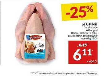 Intermarché Le Gaulois Braadhaantje aanbieding