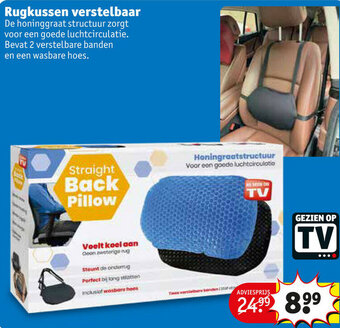 Rugkussen verstelbaar