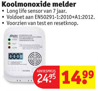 Kruidvat Koolmonoxide melder aanbieding