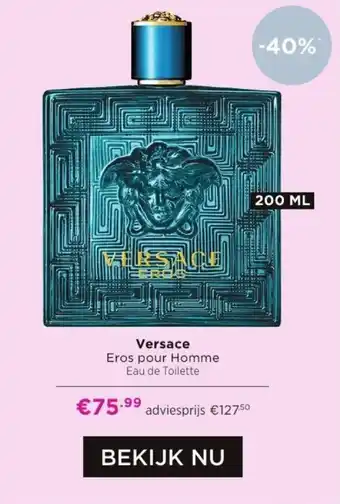 ICI PARIS XL Versace Eros pour Homme 200 ml aanbieding