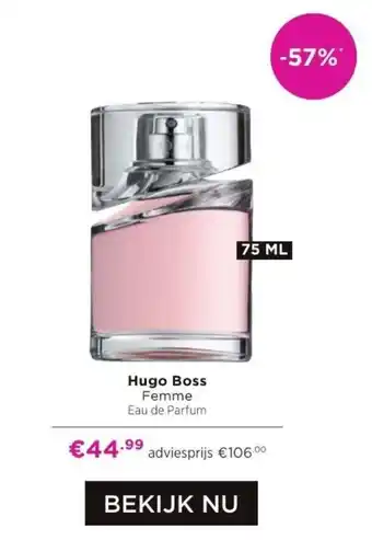 ICI PARIS XL Hugo Boss Femme 75 ml aanbieding