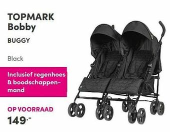 Baby & Tiener Topmark bobby buggy black aanbieding