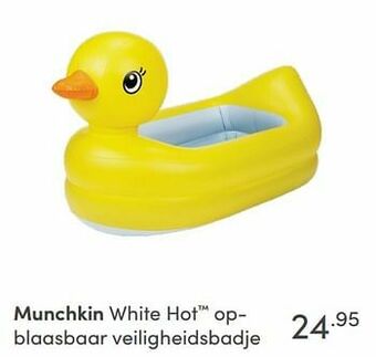 Munchkin white hot opblaasbaar veiligheidsbadje
