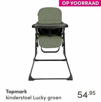 Baby & Tiener Topmark kinderstoel lucky groen aanbieding