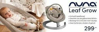 Baby & Tiener Nuna leaf grow aanbieding