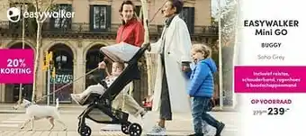Baby & Tiener Easywalker mini go buggy soho grey aanbieding