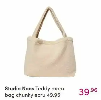 Baby & Tiener Studio noos teddy mom bag chunky ecru aanbieding
