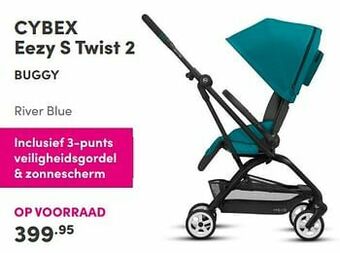 Baby & Tiener Cybex eezy s twist 2 buggy river blue aanbieding