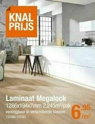 Cevo Laminaat megalock aanbieding
