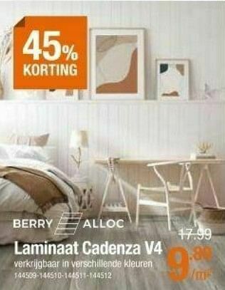 Cevo Laminaat cadenza v4 aanbieding