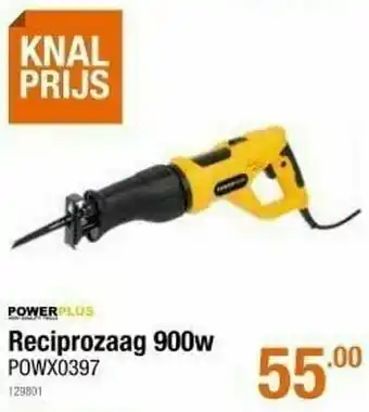 Cevo Powerplus reciprozaag powx0397 aanbieding