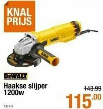Cevo Dewalt haakse slijper aanbieding
