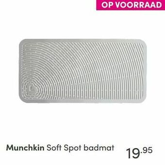 Baby & Tiener Munchkin soft spot badmat aanbieding