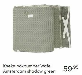 Baby & Tiener Koeka boxbumper wafel amsterdam shadow green aanbieding