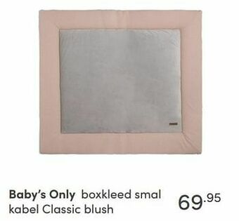 Baby & Tiener Baby’s only boxkleed smal kabel classic blush aanbieding