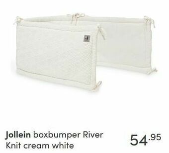 Baby & Tiener Jollein boxbumper river knit cream white aanbieding